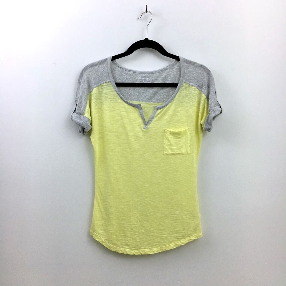 {Express} Colorblock T-shirt